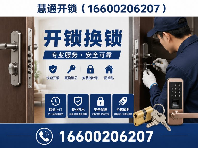 武清区智能锁安装展示图